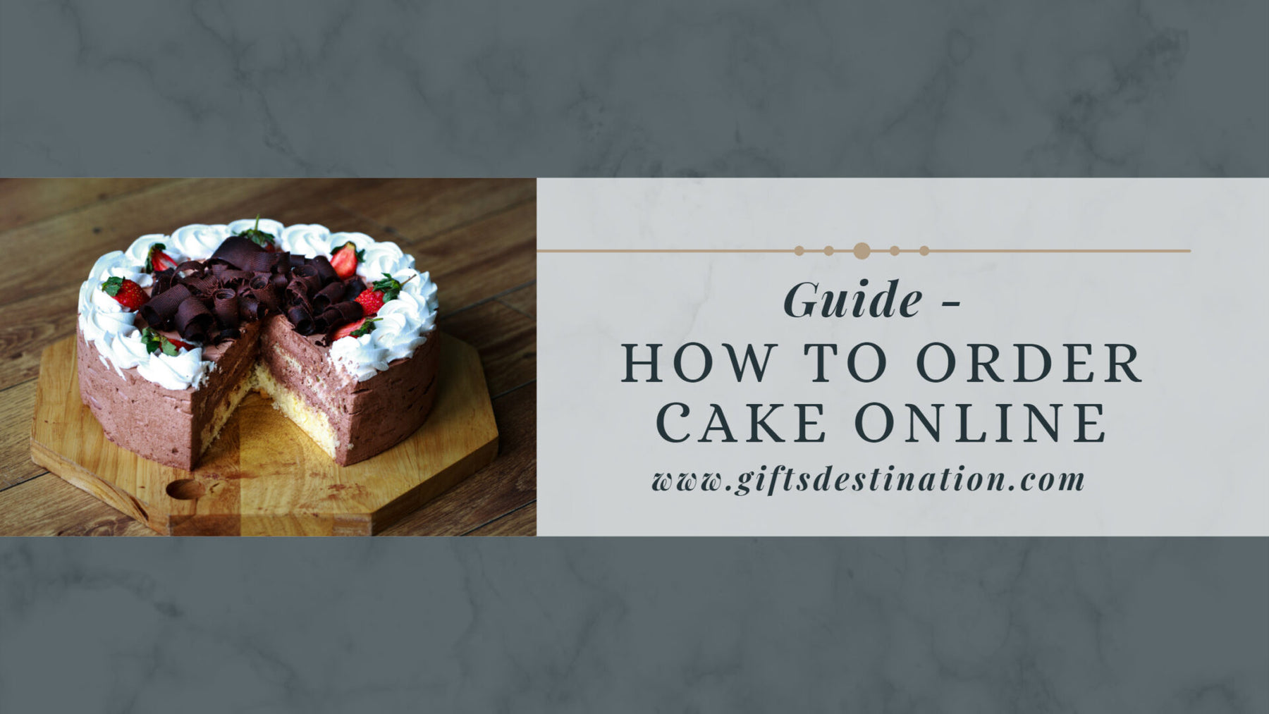 Guide: How to Order Cake Online