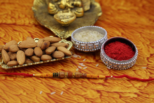 Rudraksh Rakhi with Almonds