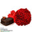 Truffle Cake & 100 Rose Bouquet