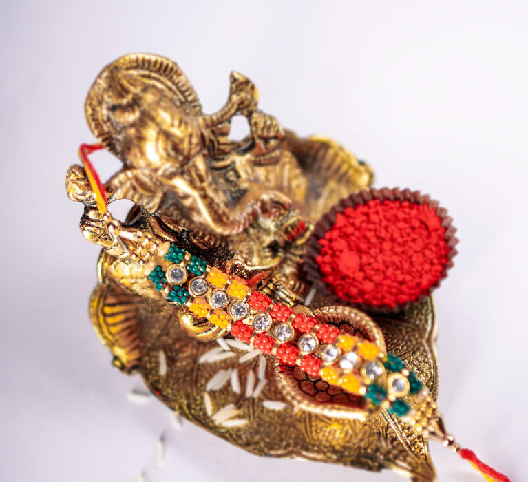 Colorful Beads Rakhi